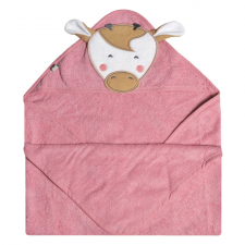 Perlimpinpin - Baby Hooded Towel - Giraffe