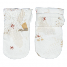 Perlimpinpin - Bamboo Scratch Mittens - Desert