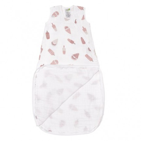 Perlimpinpin - Sac de nuit en coton mousseline (0.7TOG) - Crème glacée