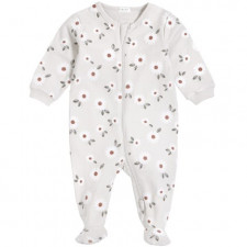 Petit Lem - Organic Cotton Rib Sleeper - Daisy