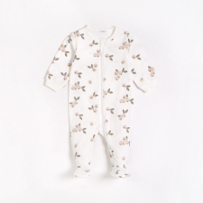 Petit Lem - Organic Cotton Rib Sleeper - Gooseberry