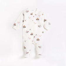 Petit Lem - Organic Cotton Rib Sleeper - Landscape