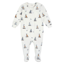  Petit Lem - Combinaison en Coton Biologique - Voiliers