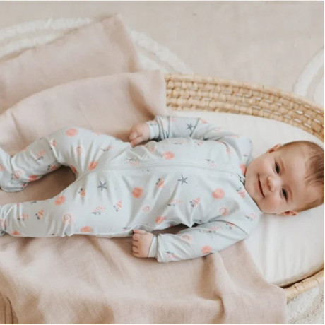  Petit Lem - Combinaison en Coton Biologique - Coquillages