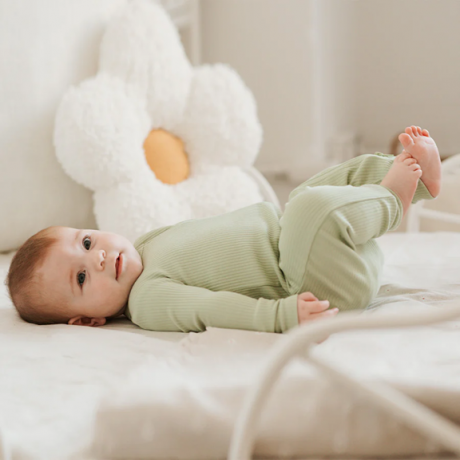 Petit Lem - Combinaison en Coton Biologique Côtelé - Fougère