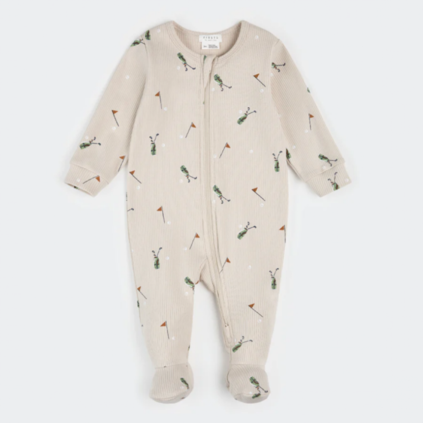 Petit Lem - Combinaison en Coton Biologique Côtelé - Caddie de Golf