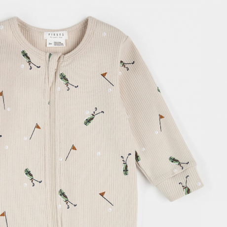 Petit Lem - Combinaison en Coton Biologique Côtelé - Caddie de Golf