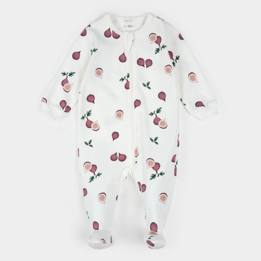 Petit Lem - Combinaison en Coton Biologique - Figues