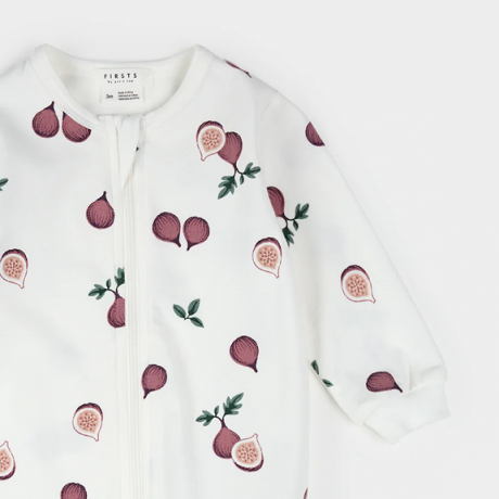Petit Lem - Combinaison en Coton Biologique - Figues