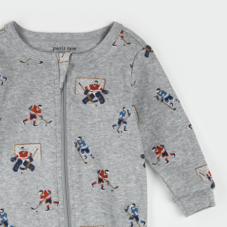 Petit Lem - Combinaison en Coton Biologique - Hockey 