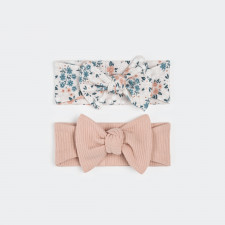 Petit Lem - Ensemble de 2 bandeaux fleurs printanières et roses