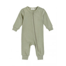 Petit Lem - Organic Cotton Rib Sleeper - Sage Leaf