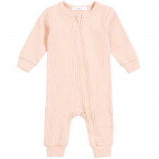 Petit Lem - Organic Cotton Rib Sleeper - Blush