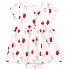 Petit Lem - Diaper Shirt Dress - Strawberry