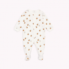 Petit Lem - Organic Cotton Sleeper - Golden Apples 