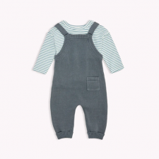 Petit Lem - Ensemble Pull En Tricot - Cadet Gris