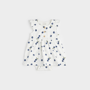 Petit Lem - Bodysuit Dress - Blueberry