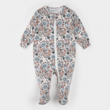 Petit Lem - Combinaison en Coton Biologique - Fleurs