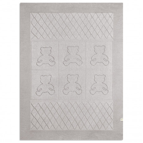 Piccolo Bambino - Couverture tricotée Teddy