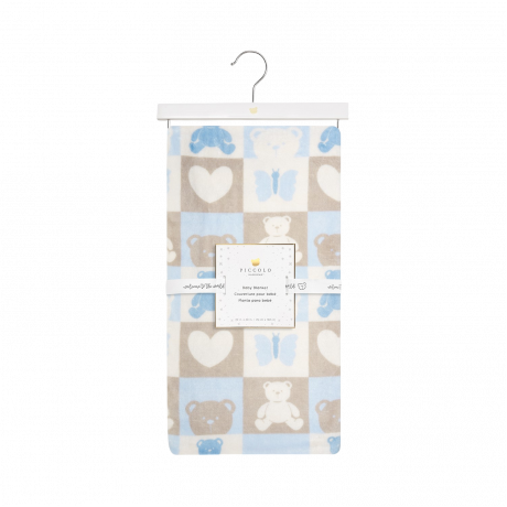 Piccolo Bambino - Couverture en peluche Teddy