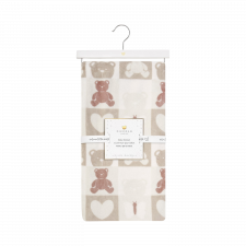 Piccolo Bambino - Couverture en peluche Teddy - Rose