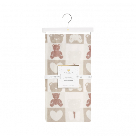Piccolo Bambino - Couverture en peluche Teddy