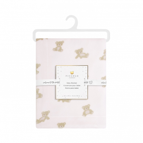 Piccolo Bambino - Couverture en peluche Teddy