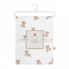 Piccolo Bambino - Couverture en peluche Teddy - Blanc