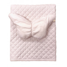 Piccolo Bambino - Ensemble de couverture matelassée et d'oreiller pour bébé - Rose