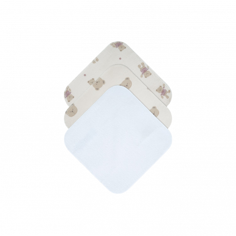 Piccolo Bambino - Serviette et débarbouillette Teddy (6 pièces)