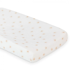 Lulujo - Housse de matelas à langer en mousseline - Marguerites