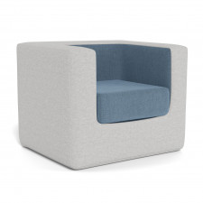 Monte - Chaise Cubino - Bleu Denim