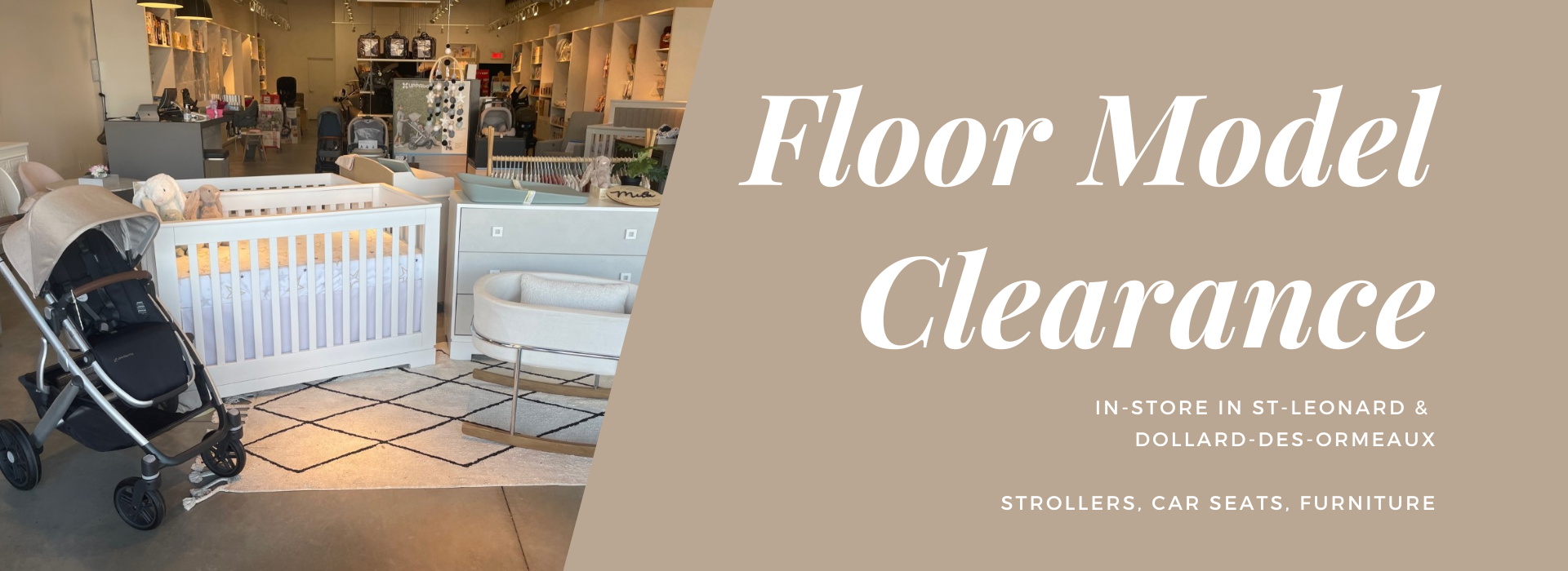 FLOOR MODEL CLEARANCE