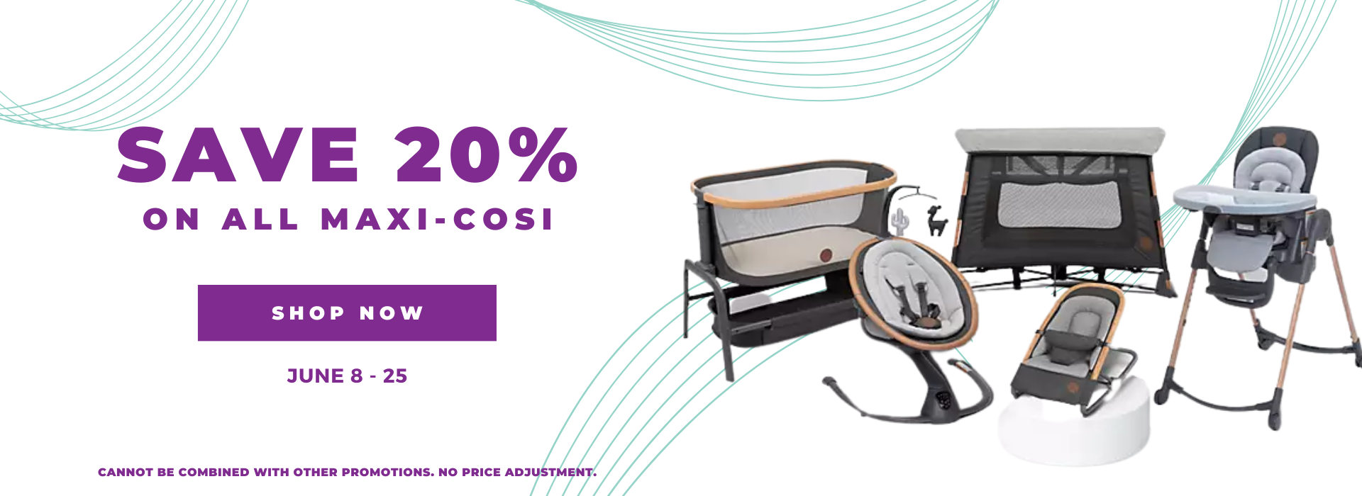 MAXI COSI 20% OFF SALE