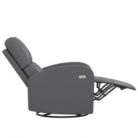 Benjamin - 8891 Electric Rocking Chair - Grey Leather