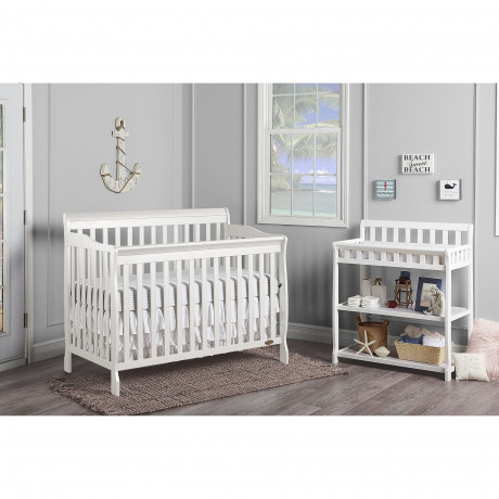 Dream On Me - Lit bébé convertible 5 en 1 Ashton - Blanc