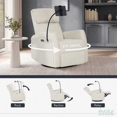Dream On Me - Fauteuil électrique Maverick avec support pour appareil