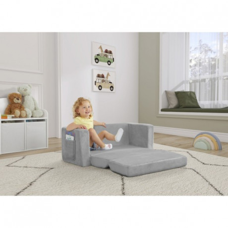 Dream On Me - Sofa d'enfant Nestle Duo - Gris