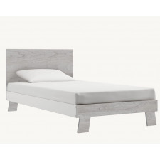 Dutailier - Pomelo Single Bed - Rustic Grey