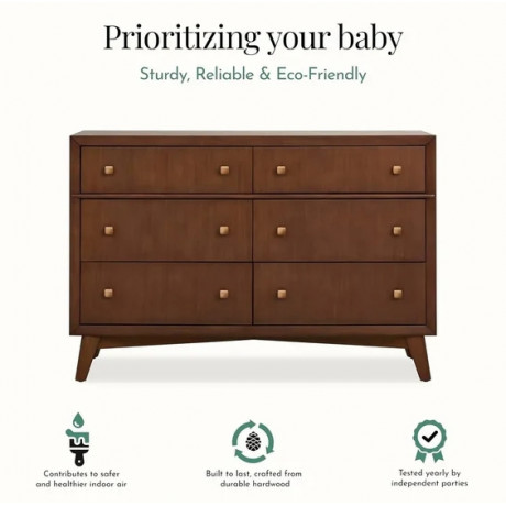 Évolur - Commode double Antilia - Walnut