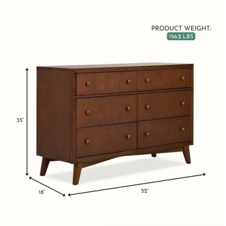 Évolur - Commode double Antilia - Walnut