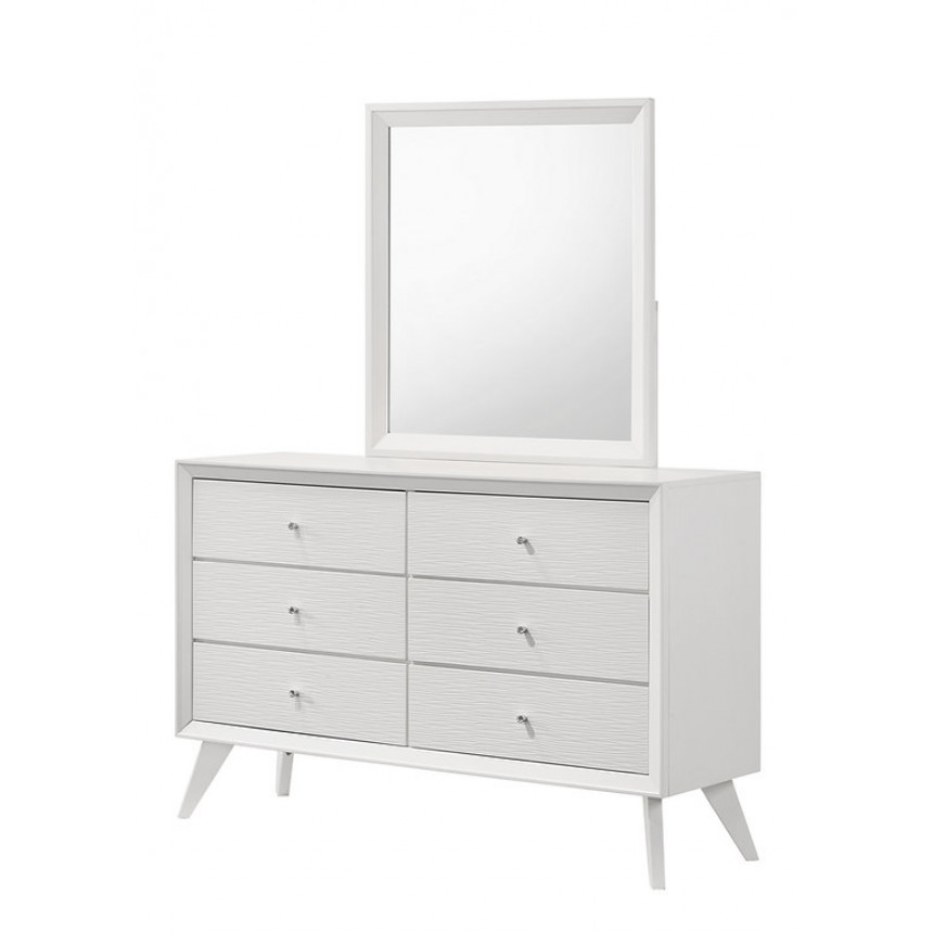 International Furniture - Commode double avec miroir Mia