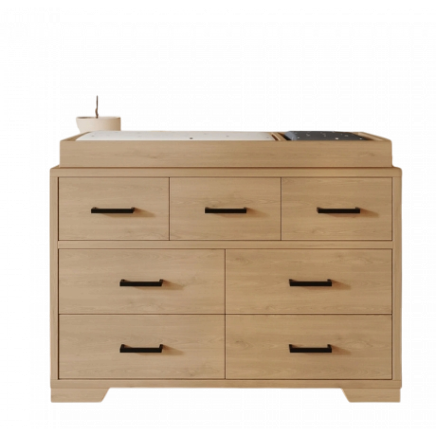 Lil Angels - Commode 7 tiroirs Birch - Natural