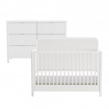Lil Angels - Bassinette et commode Milano + Matelas GRATUIT