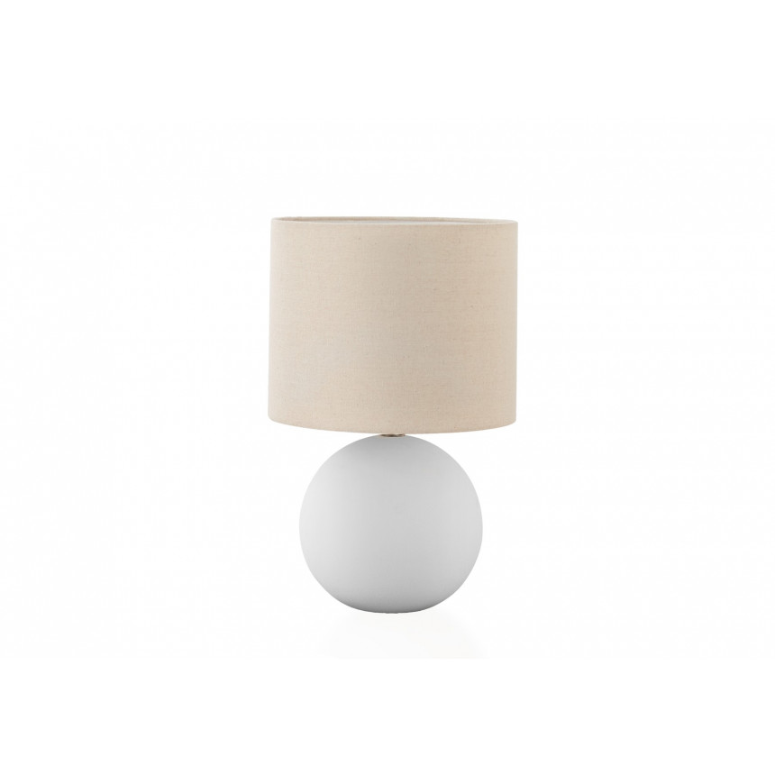 Monarch - 16''H Lampe de Table - Creme/Ceramique, Creme