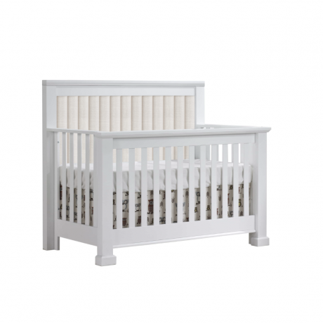 Natart - Taylor - Lit de Bébé Convertible 5-en-1 avec Panneau Rembourré