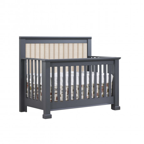 Natart - Taylor - Lit de Bébé Convertible 5-en-1 avec Panneau Rembourré