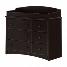 South Shore - Angel - Changing Table 6-Drawers - Chocolate