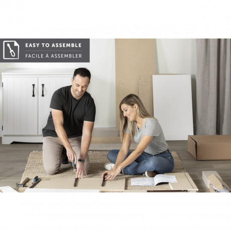 South Shore - Dylane - Double Dresser - White