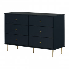 South Shore - Dylane - Double Dresser - Navy Blue 